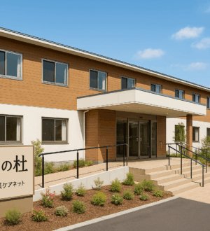 木漏れ日の朝、手をあたためながら ― 楽寿の杜